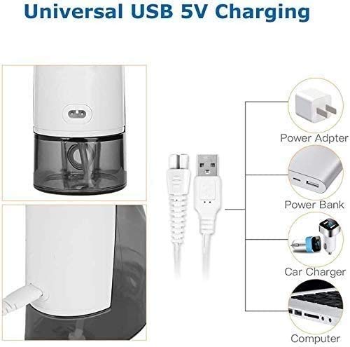 Cordless Dental Oral irrigator, Portable and Rechargeable IPX7 Waterproof Water Flosser for Home and Travel, Braces & Bridges Care, 3 Modes