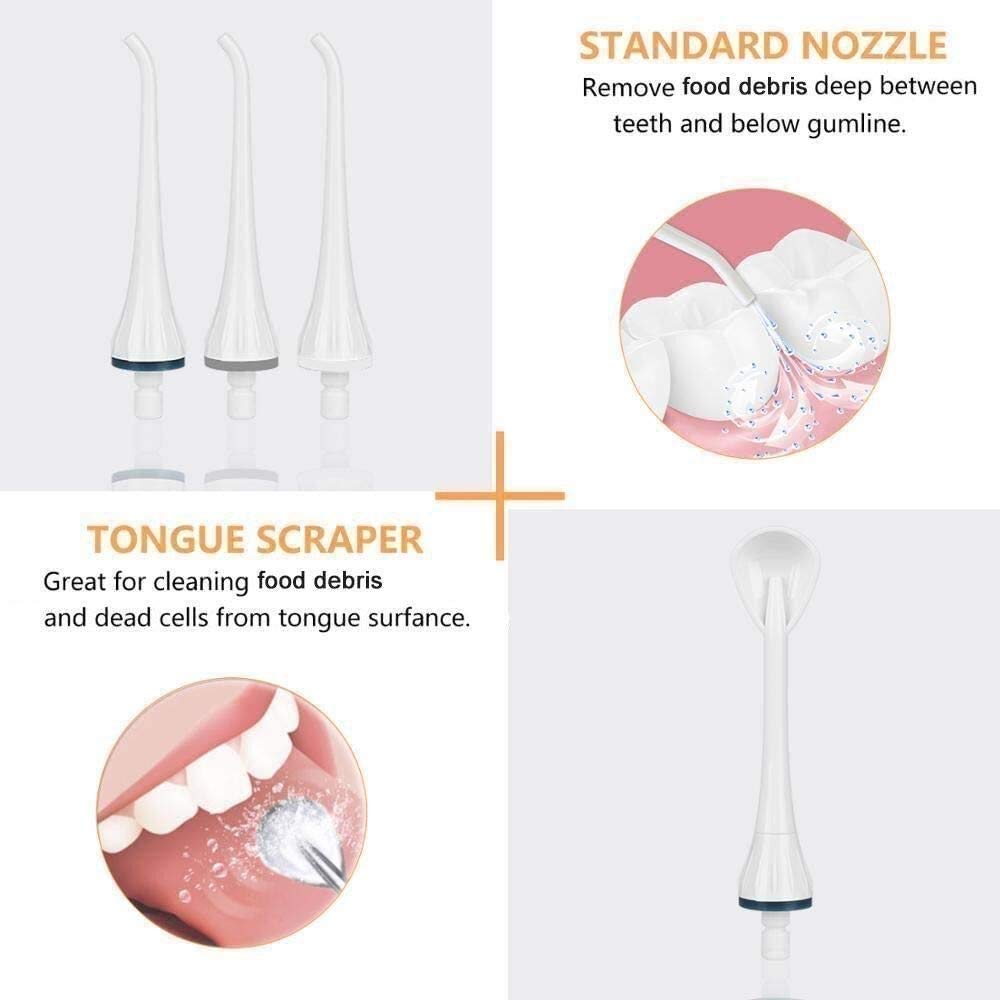 Cordless Dental Oral irrigator, Portable and Rechargeable IPX7 Waterproof Water Flosser for Home and Travel, Braces & Bridges Care, 3 Modes