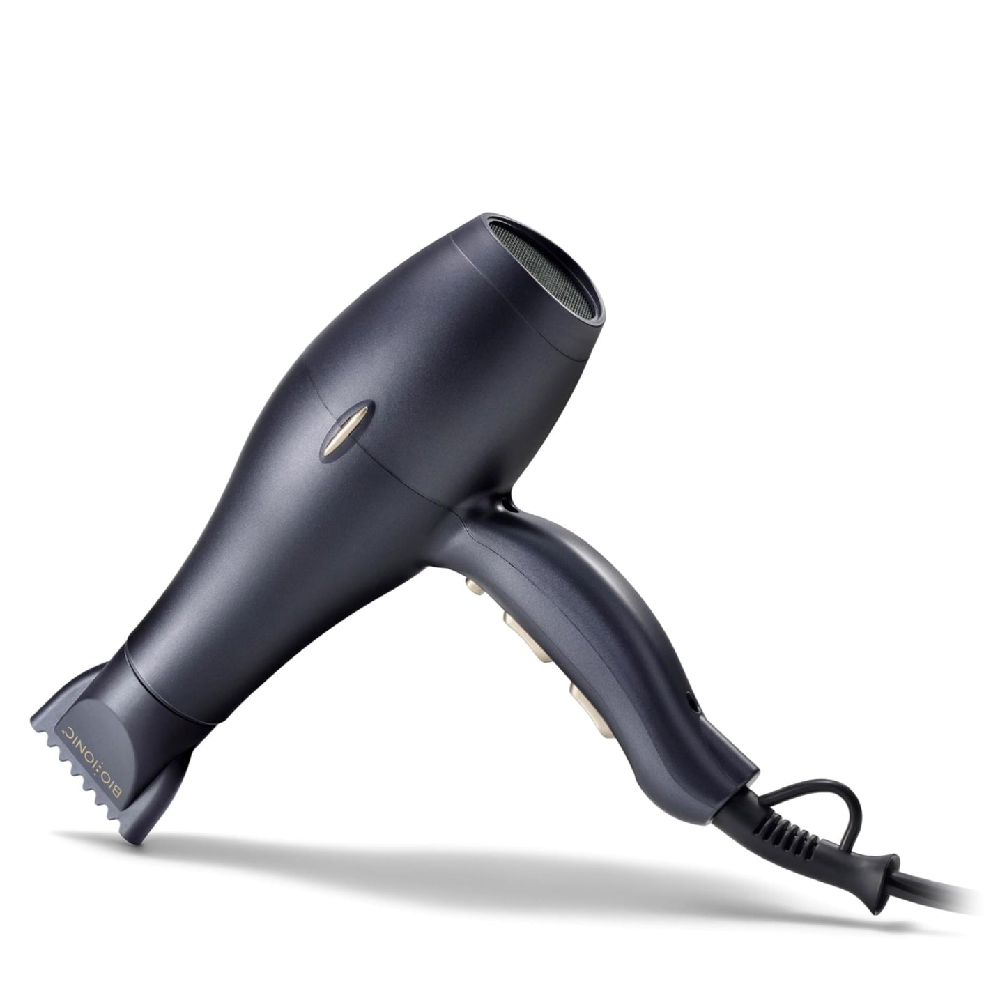 Bio Ionic GoldPro Hair Dryer, Blue, Moisturizing Heat Technology & 24K Gold MX, Ultra-Powerful 1875W AC Motor, Lightweight Blow Dryer with Ergonomic Handle, Multi-Speed Professional Hair Dryer