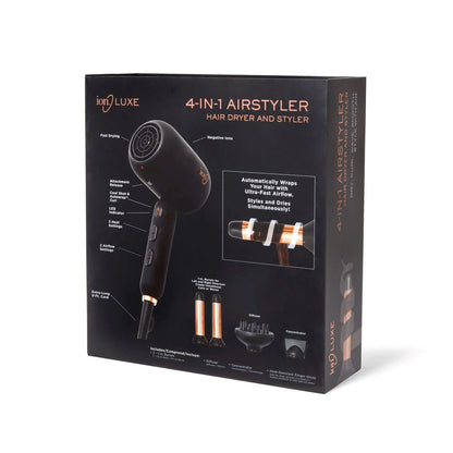 ion Luxe 4in1 Autowrap™ Airstyler Interchangeable Hair Dryer & Curler for All Hair Types