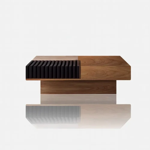 Modern Wooden Coffee Table Accent For Living Room