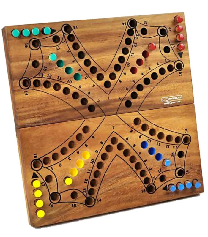 Family Track Board Game With Cards For Two To Four Players