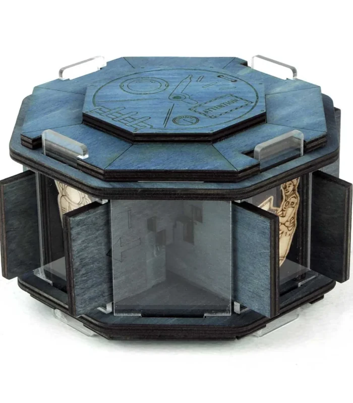 Orbital Station Secret Wooden Puzzle Box